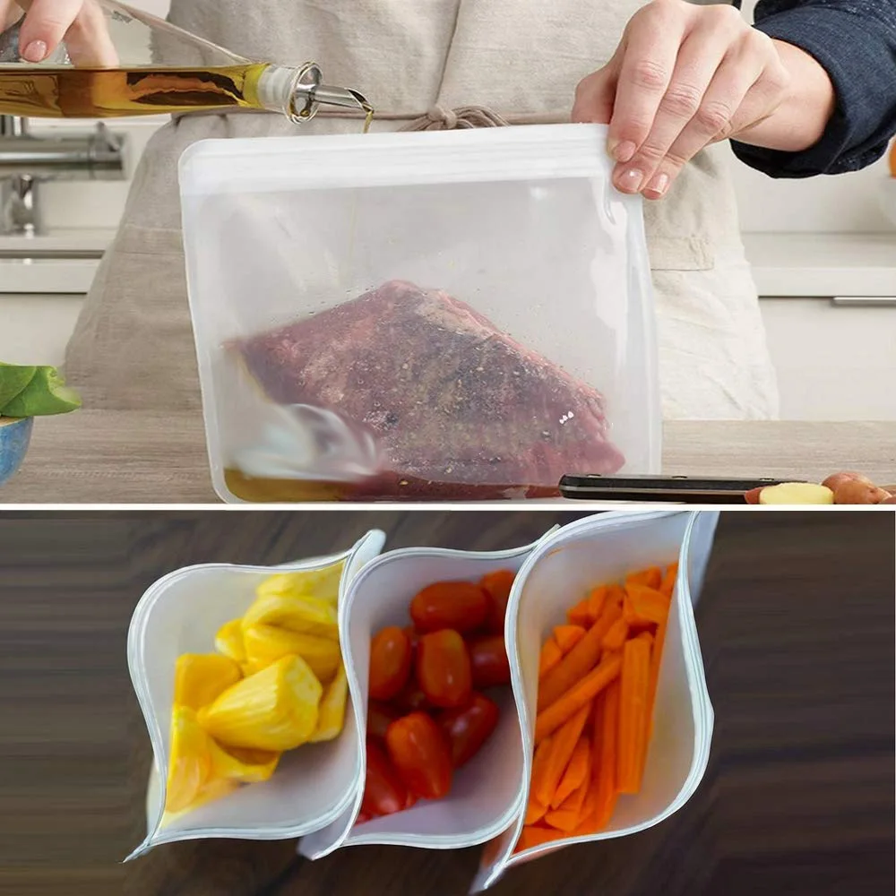  Новый трендовый продукт силиконовая кухонная сумка для хранения