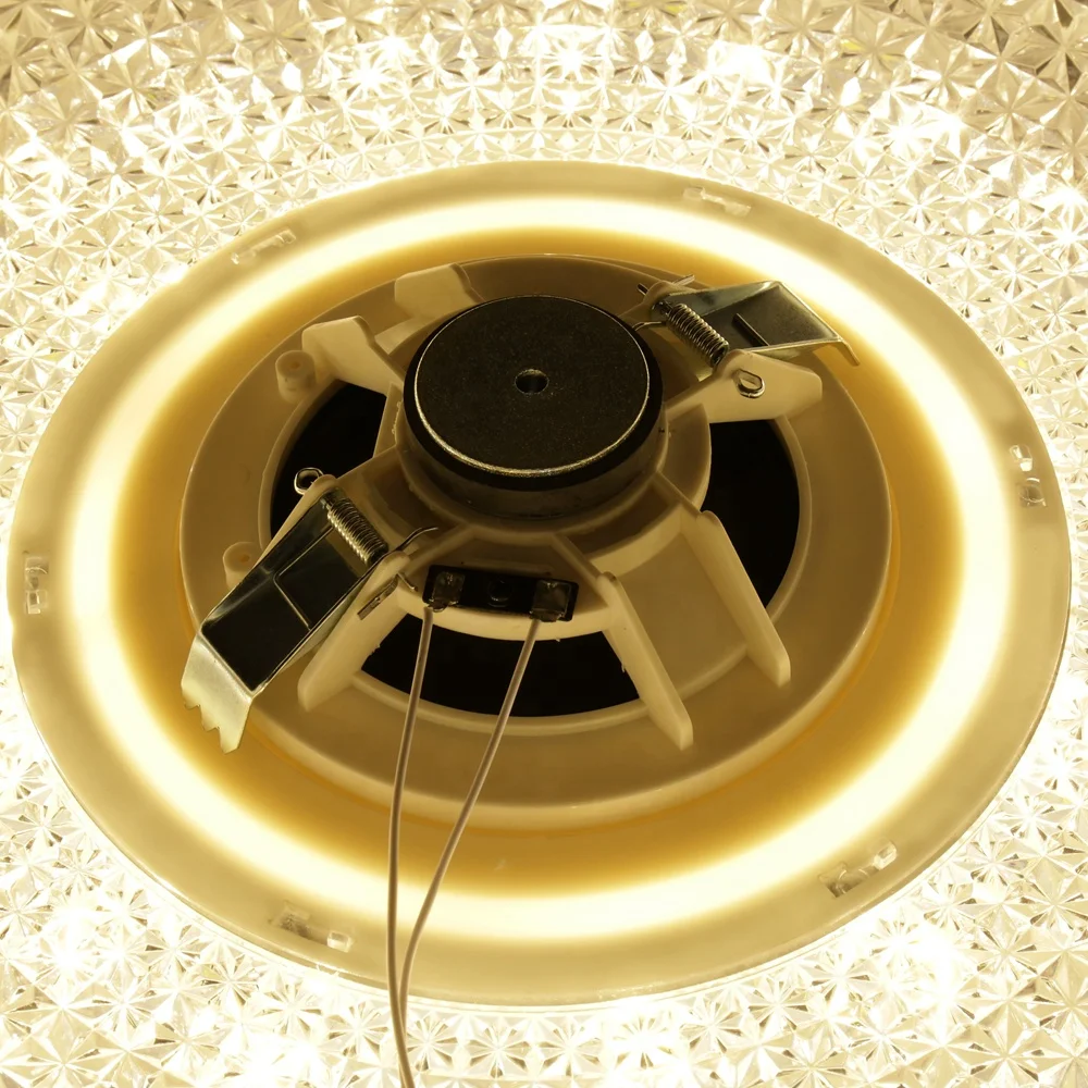 Hot sale led ceiling light blueteeth speaker music home office hotel RGB decor dimmable light fixtures app led ceiling lamp