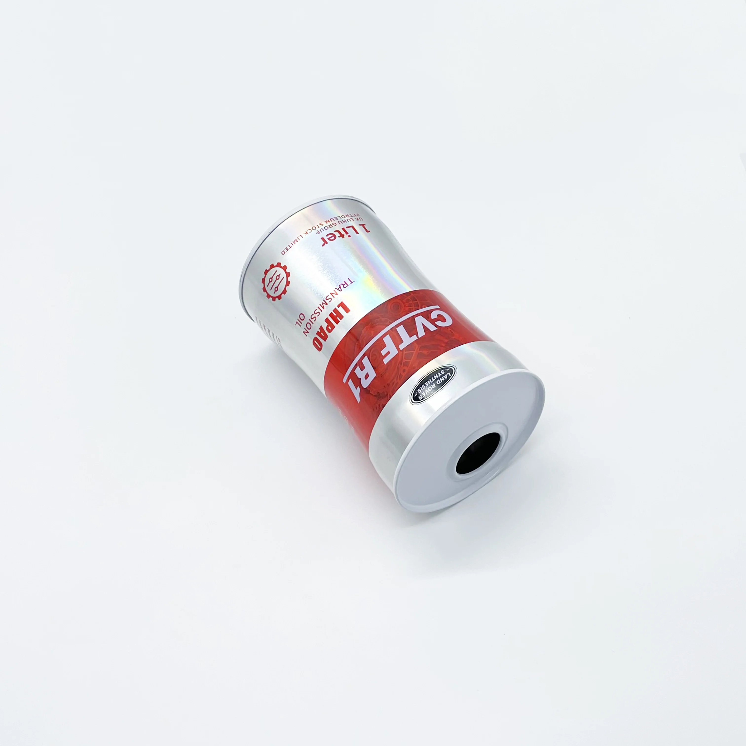 1 liter slim waist shape metal oil packaging engine oil metal tin can