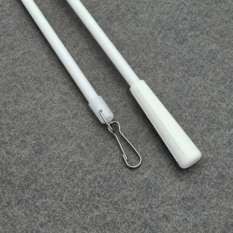 Aluminum  drapery wand customized length  from factory  curtain baton