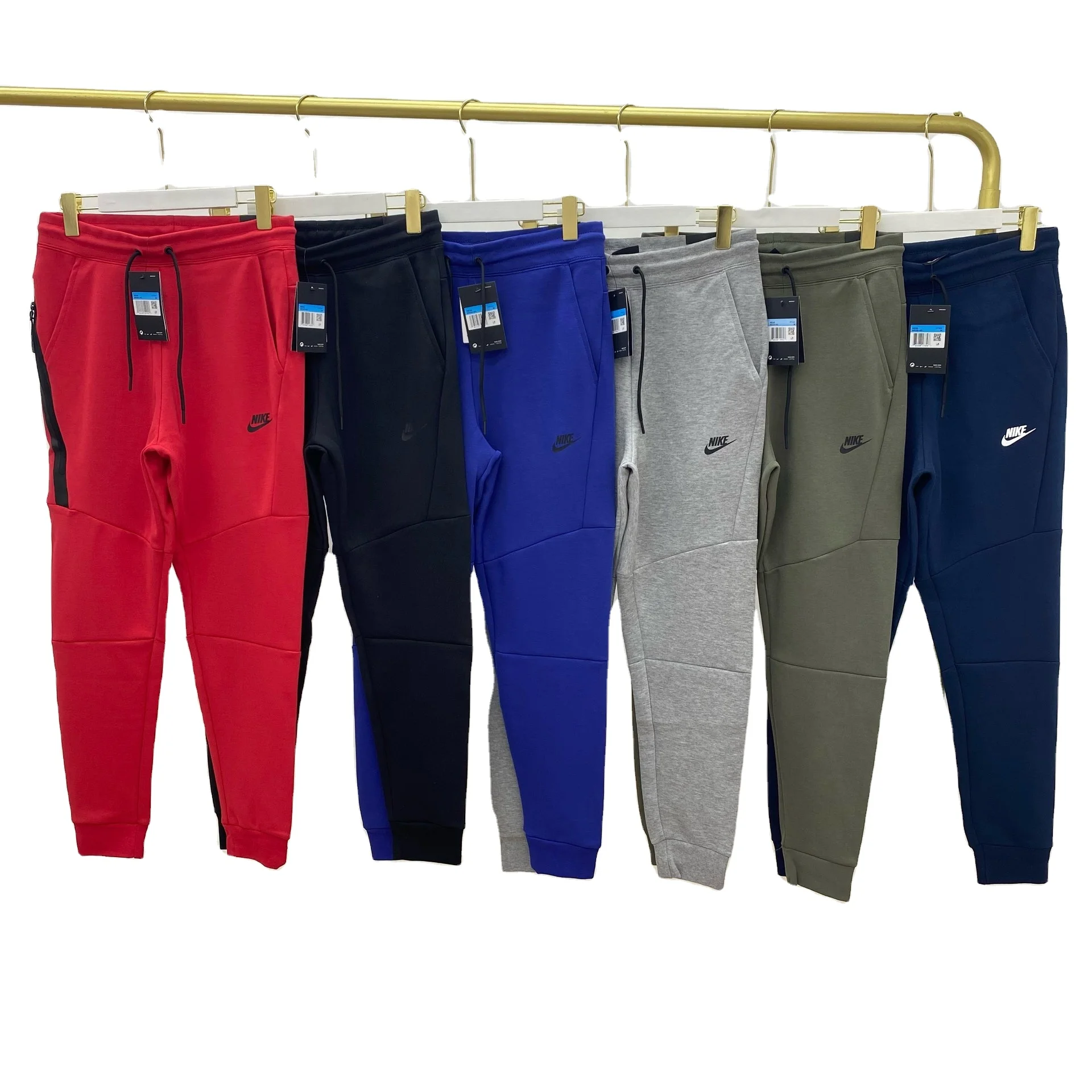 NSW TECH FLEECE Nike oblique zipper closing leg and sports casual pants