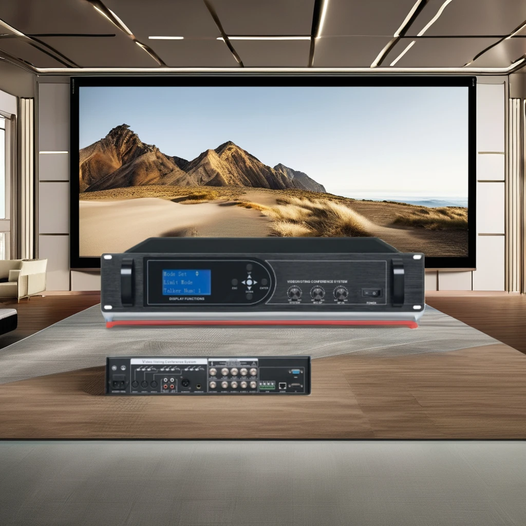 Discuss and vote on the central processor of the video conferencing system