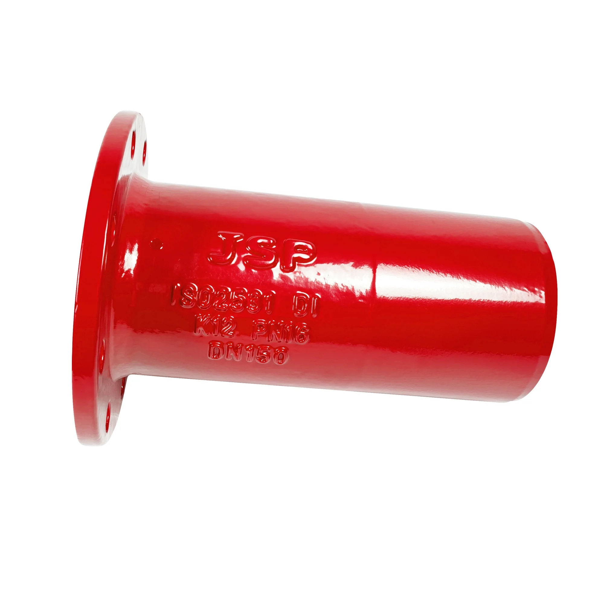 JSP  Red Epoxy PN16 DI China Fire Hydrant Ductile Cast Iron Pipe Fittings Ductile Iron Spigot Flanged Fittings For Water