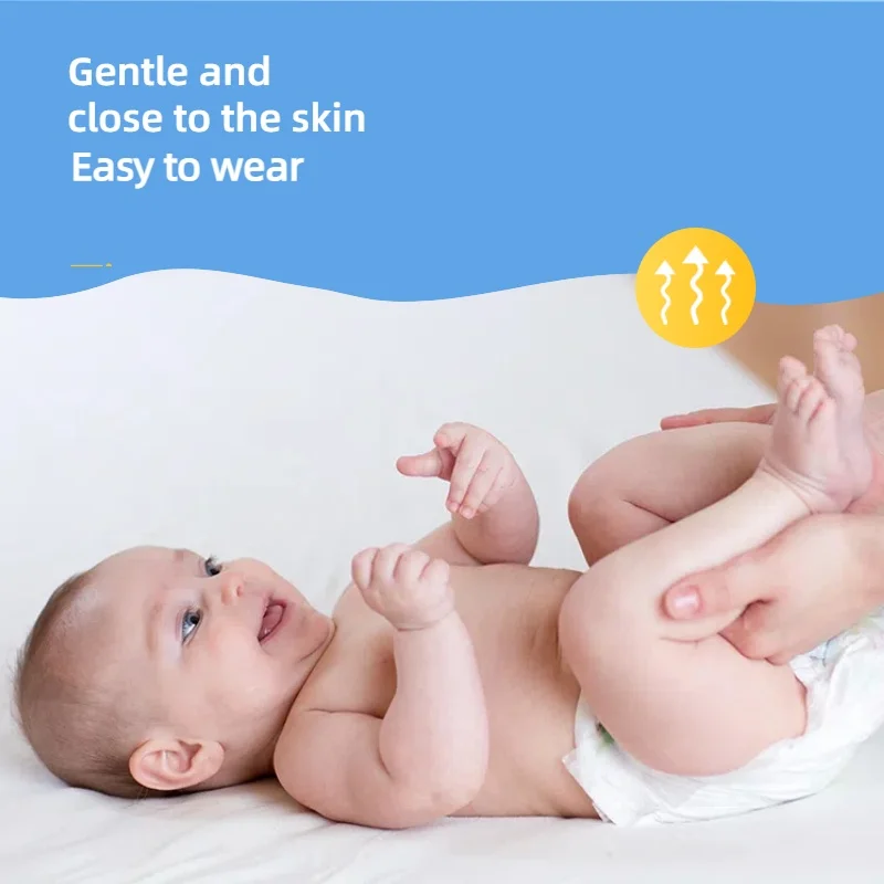 The factory sells superabsorbent baby diapers