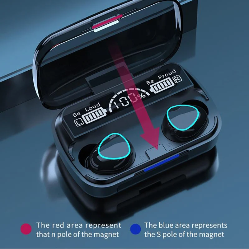 Горячая Распродажа M10 Bluetooth беспроводные наушники спортивные водонепроницаемые с сенсорным управлением