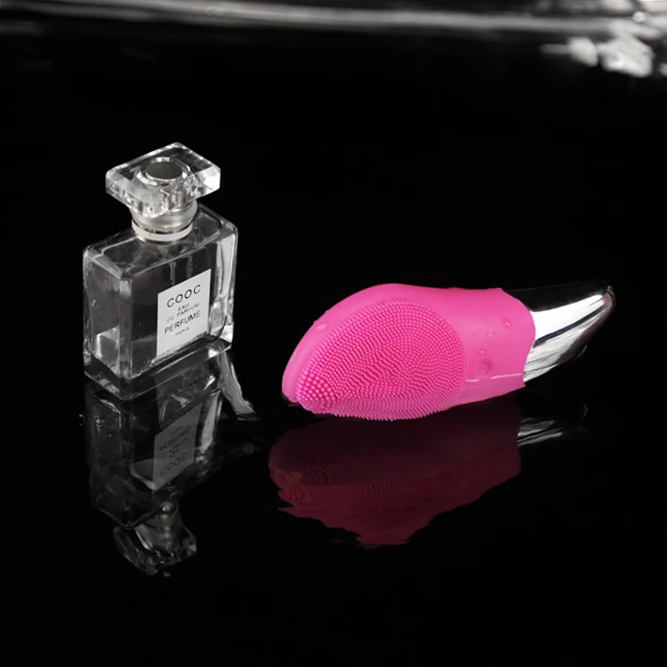 Электрическая силиконовая Очищающая щетка для лица, Очищающая щетка для лица, ультразвуковая силиконовая Очищающая щетка для лица