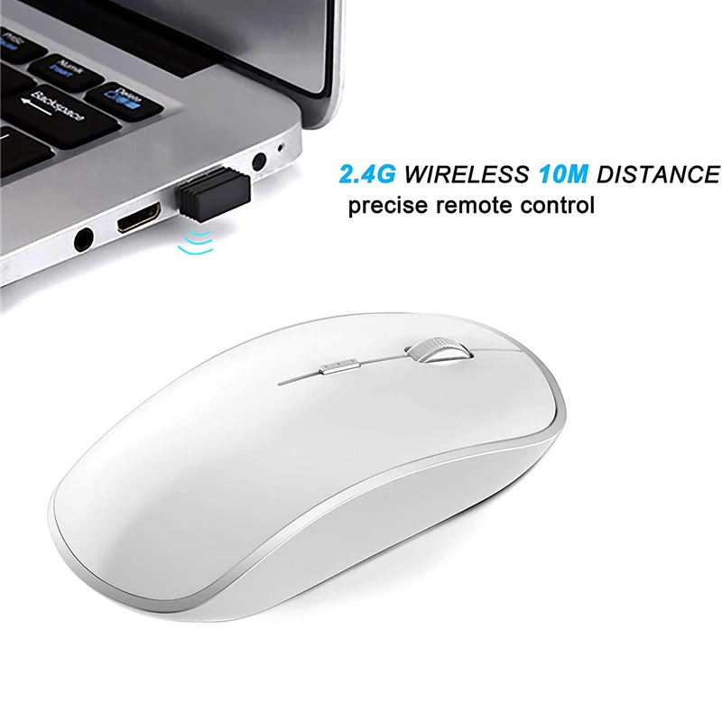 
Best Seller Custom Logo OEM Packaging Silent 2.4G Mouse Wireless with 3 DPI Adjustable, Noiseless Gift Wireless Computer Mouse 