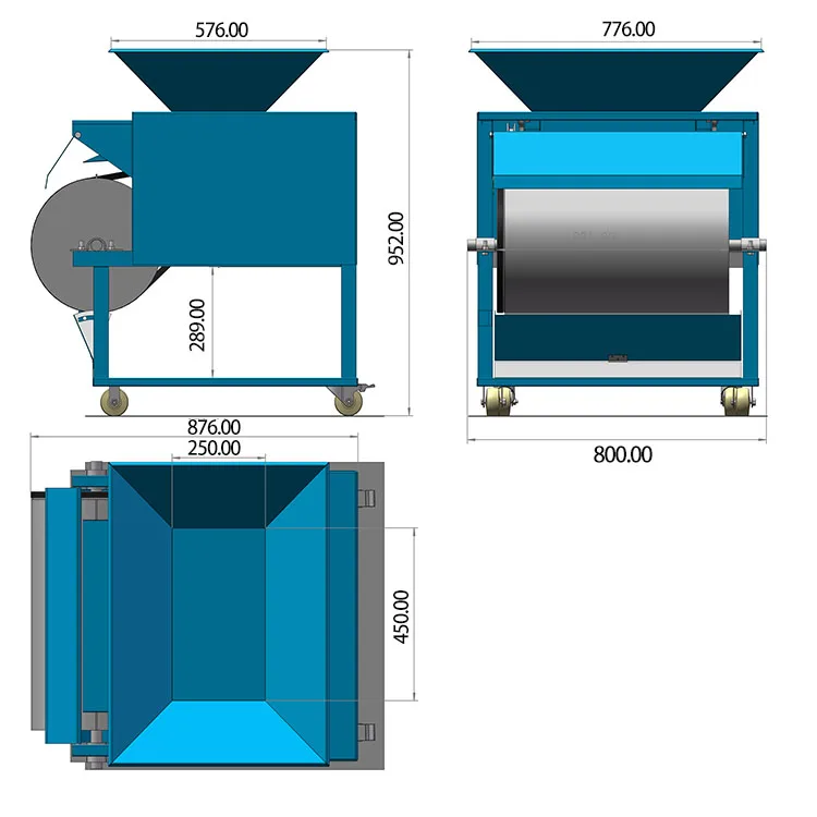 magnetic sand concentrator separator for mining iron Small dry type iron remover magnetic separator