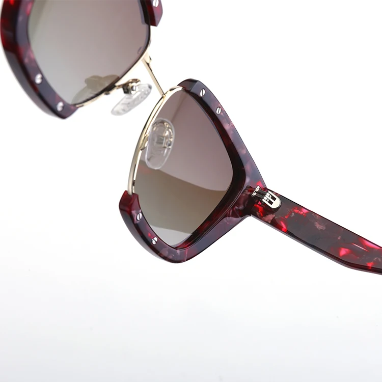 bio acetate sheet high quality unique eyeglass frame black fashion metal acetate optical frame