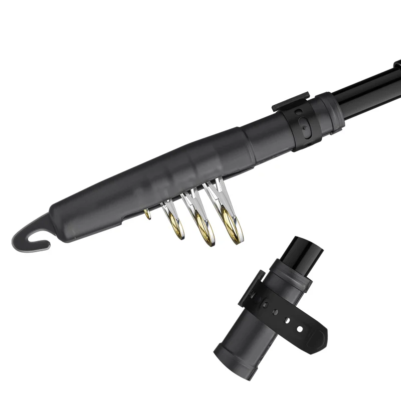 Custom Portable Travel Fishing Rod Telescopic Fishing Rod And Reel Wheel  Spinning Fishing Rod Set