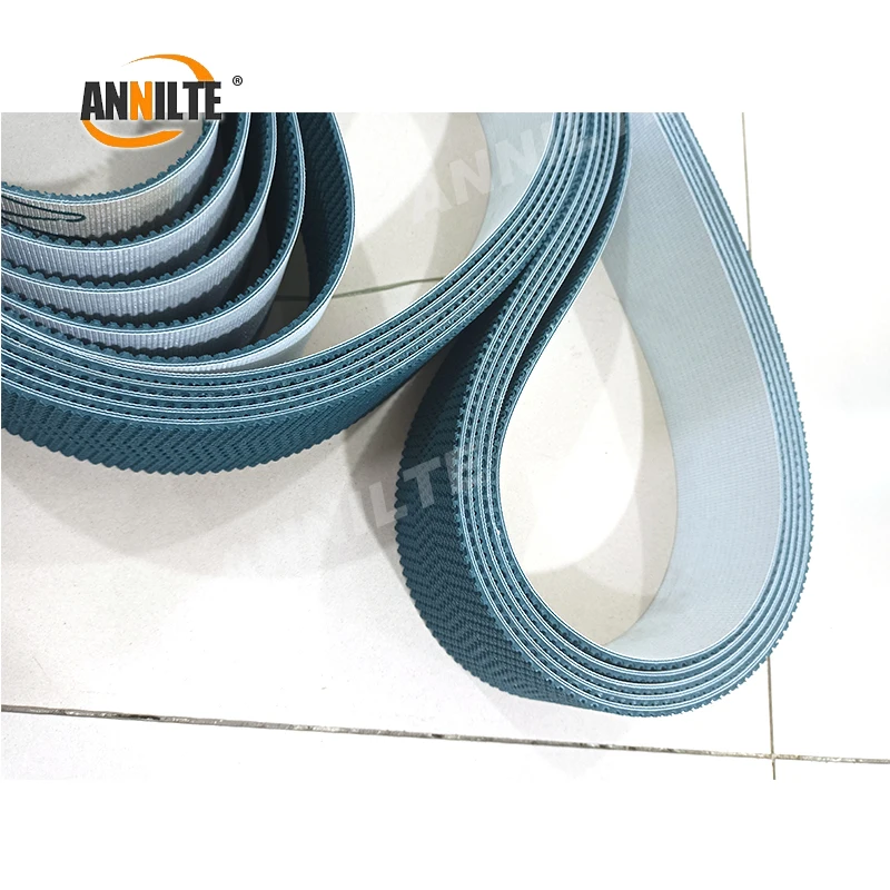 Annilte antiskid rubber conveyors cyan pattern convayor belt Rubber Rough Top  PVC grip  conveyor belt