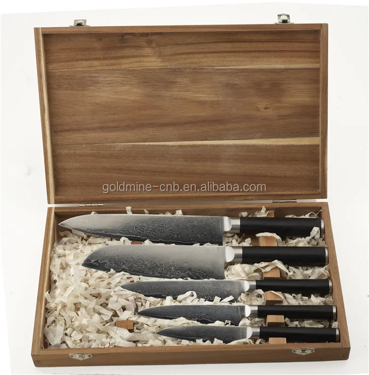 
67 Layers Japanese VG10 Damascus Steel Damascus Knife Set 