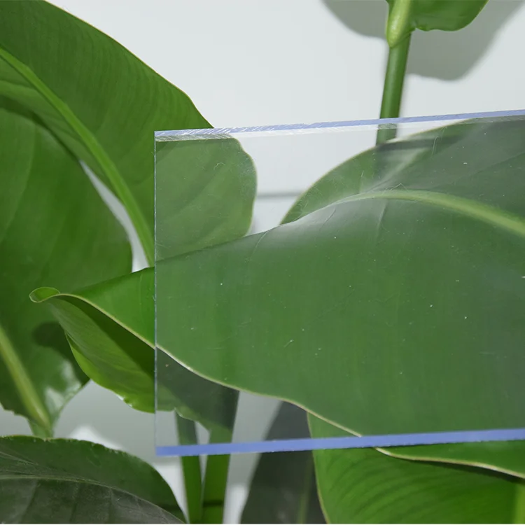 Hot Sale Heat Resistance 6mm 8mm 10mm Crystal  Soild Polycarbonate Sheet For Greenhouse
