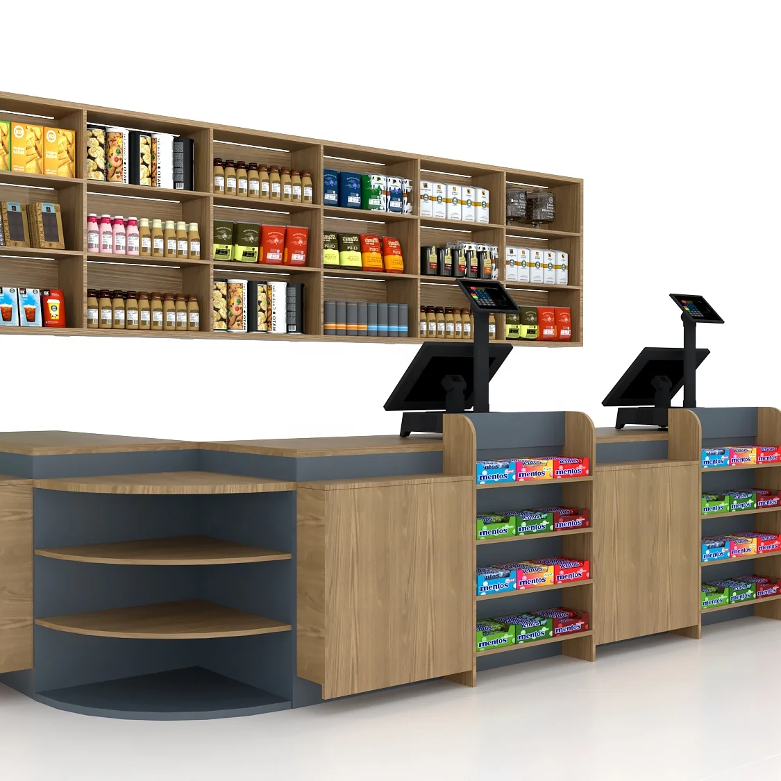 Convenience Store Checkout Counter Cashier Counter Table