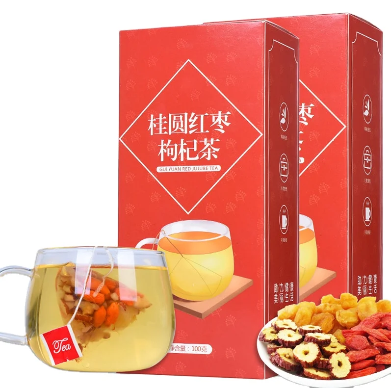 Органический здоровый травяной цветочный чай красные даты супружеская лоза теплый желудок в индивидуальном чае женский чай