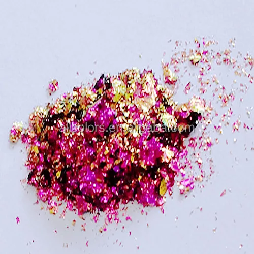 Color changing chameleon flakes chromeflair flakes color chips optical variable color chips 1013F