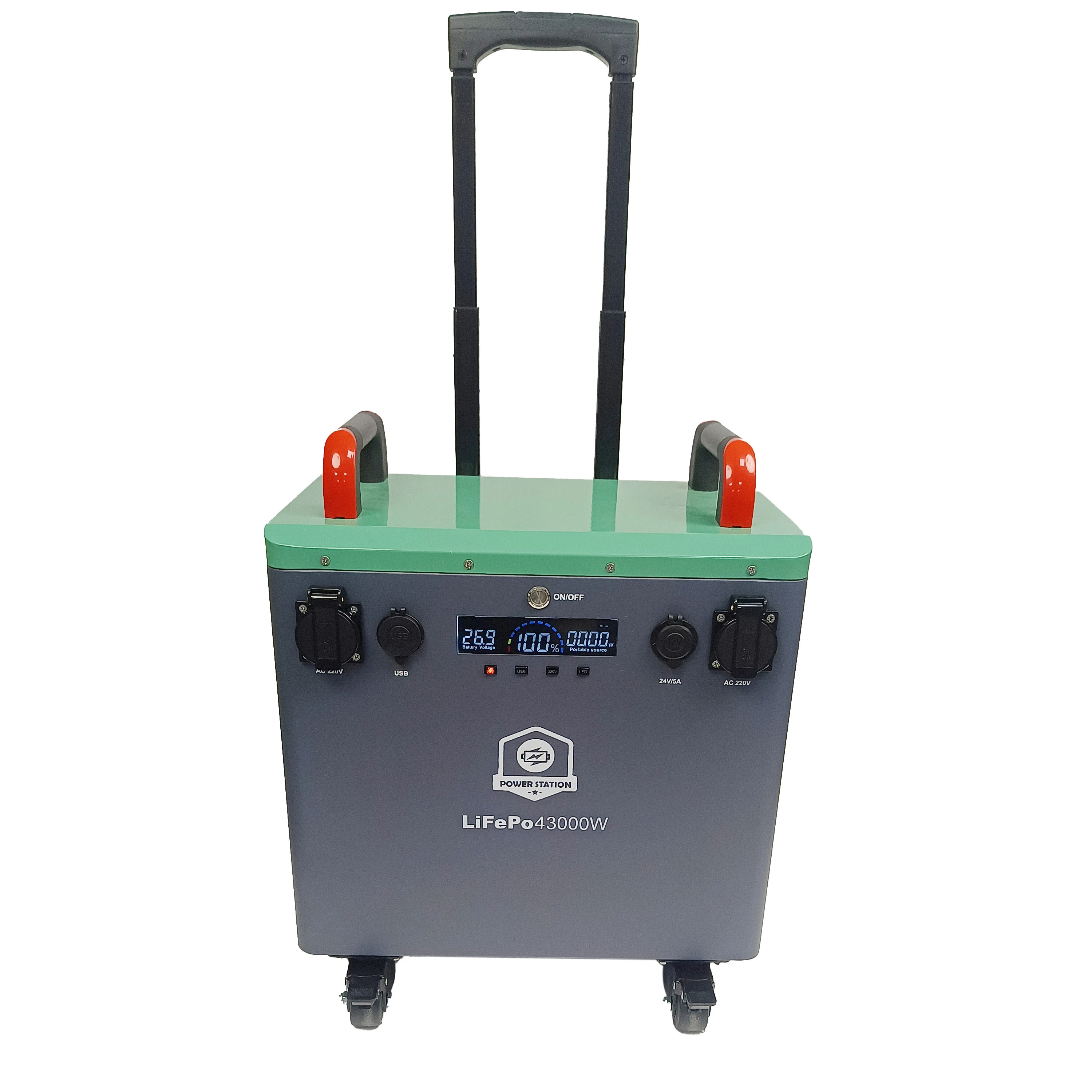 3000W 3800Wh Inverter Power Pack 110v 220v Solar Portable Station Portable AC Power Supply Portable Power Station
