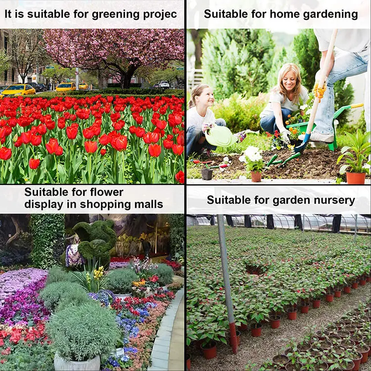 100 120 130 140 150 160 180 mm Plant Container Nursery Flower Pots for Landscape greening