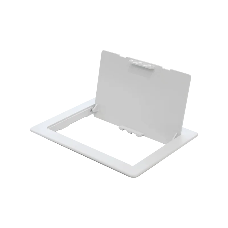 Plastic Access Panel for Drywall Ceiling 6 x 9 Inch Reinforced Plumbing Wall Access Doors Removable Hinged White