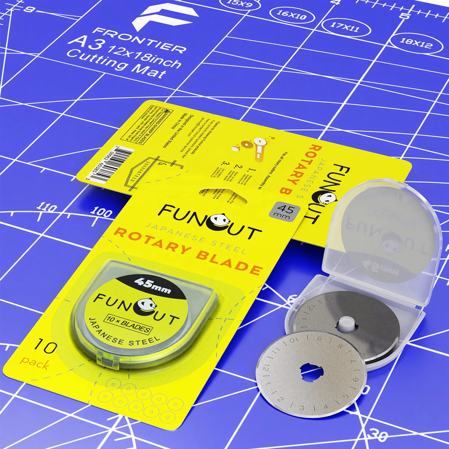 Effortlessly Cut through Fabrics with Our Rotary Cutter SKS-7 Round Blade - Order Now for Precise Cuts
