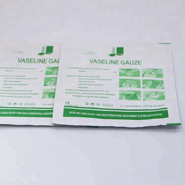 Adhesive Supply Surgical Sterile Disposable Use Medical Paraffin Gauze