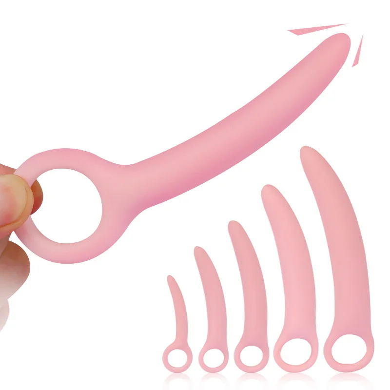 Ninghao New Pink Style Medical Silicone Anal Plug Sex Toy For Gay Silicon Material Sex Toy Men Anal Plug Vibrator