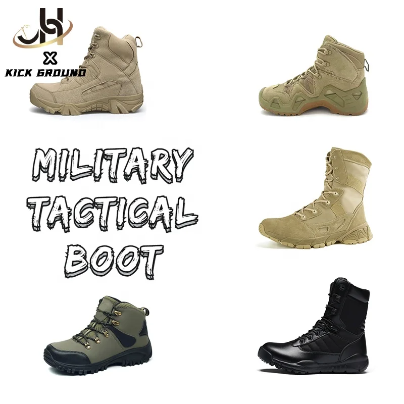 JH Hot Sale New Design Outdoor tooling boots Boots Waterproof Breathable Mens Leather  Other Combat Boots
