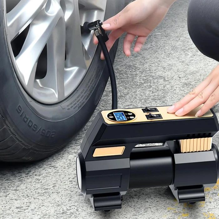 Portable Digital Car Tire inflator Heavy Duty air Compressor 12V Tire Pump with Tire Pressure Gauge Auto-Off