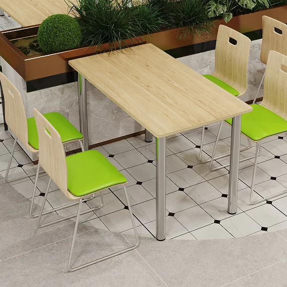 New Design Hotel Fast Food Cafe Shop Restaurant Commercial Furniture Stacking Reception Custom Plywood Bent Wood Dining Chair
