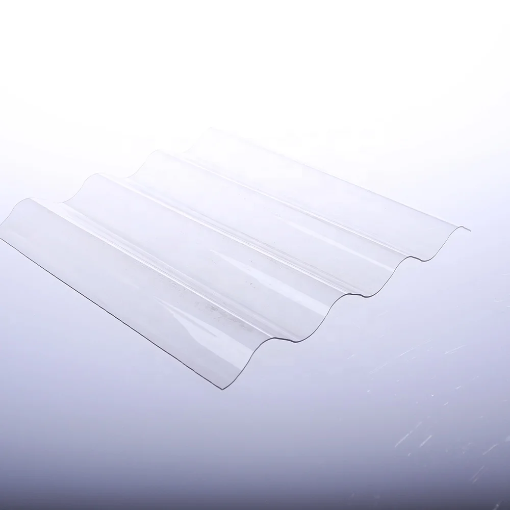 High Strengt lightweight cheap uv polycarbonate transparent corrugated sheet