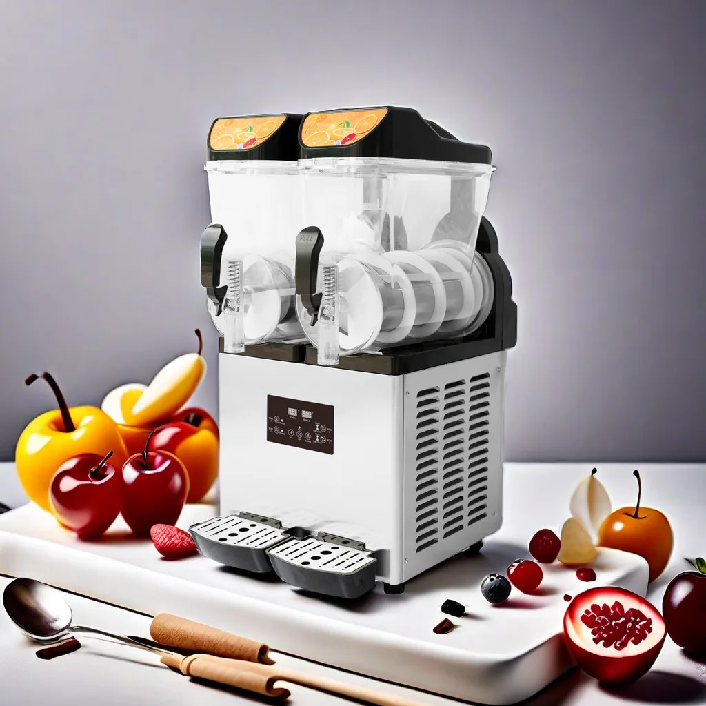 Factory Refrigeration 2 tank Cooling Juice Machine Single-cylinder Stirring Spray Cold Drink Machine juice chilling machine