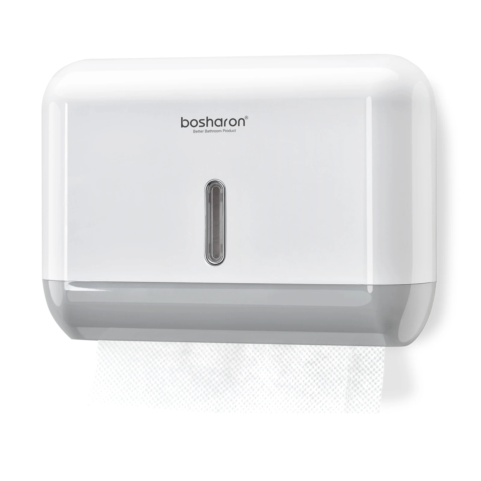 Commercial Lockable Hand Paper Towel Dispenser Toilet White Plastic Paper Dispenser Z fold wall mounted dispenser box for wipes