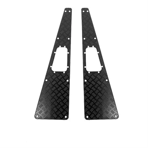customized metal perforated stainless steel AL anti skid plate for stair steps slip