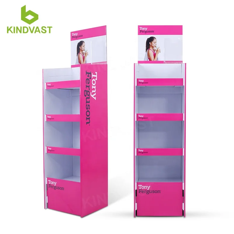 Free Design corrugated Cardboard store design for underwear and bra display rack