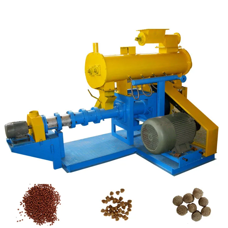 top quality Aquaculture Shrimp Crab Corn Bone Flour High Protein Electric Wild Fish Feed Pellet Machine