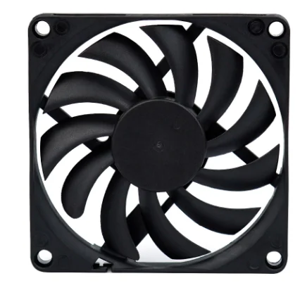 Вентилятор 8010 с шарикоподшипником осевой вентилятор постоянного тока 24 В медный провод 2 провода высокоскоростной охлаждения низким уровнем