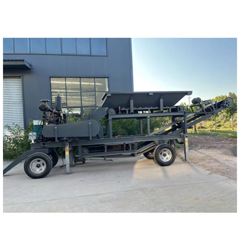 Soil Brick Shale Crusher Hammer 151kw Crushing Machine diesel Powered