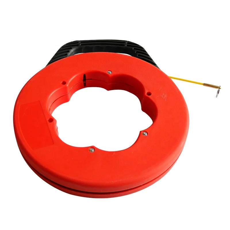 30m 100 Feet  Fiberglass Fish Tape Electrical Wire Kit Nylon Cable Puller Electrician Wire Fish Tape Steel