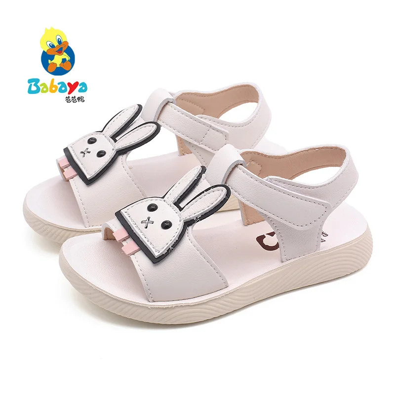 
30001 HUANQIU2020 Cheap Summer Kids rabbit Sandals Shoes For Girls 
