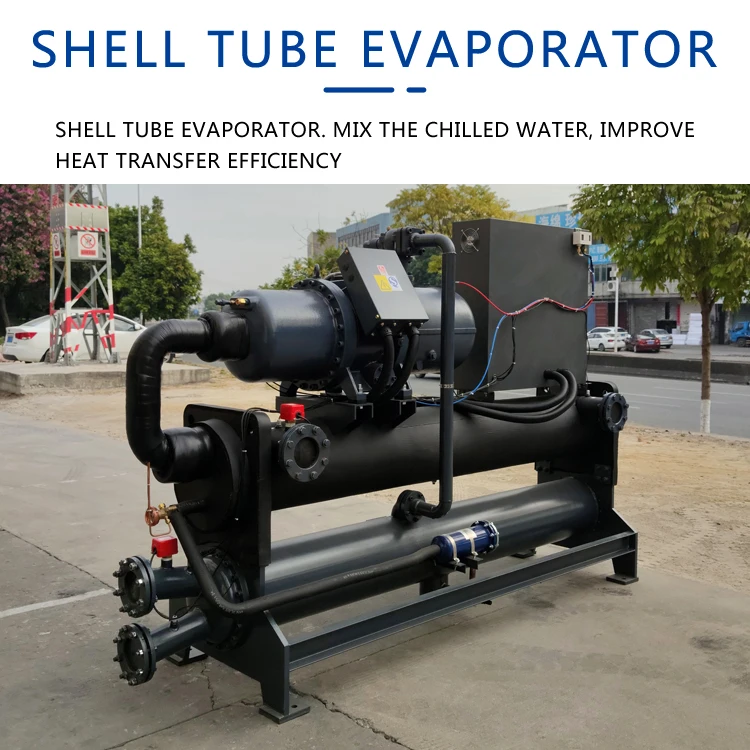 
40/50/60HP industrial Scroll Water cooled chiller circulating Water cooling system ancillary 