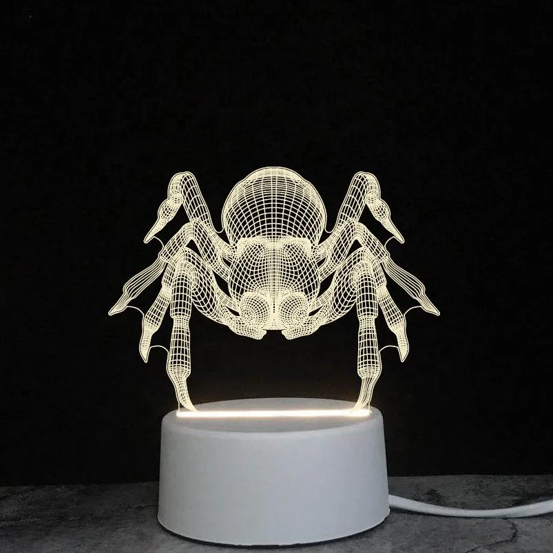 Home Decor Wholesale Custom Acrylic Team Logo Base USB Touch + Remote LED Night Light 3D Illusion Table Lamp Gift lights