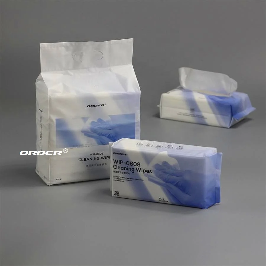 Manufacture supplier OEM critical environments light duty electronic industrial cleaning wipes rags