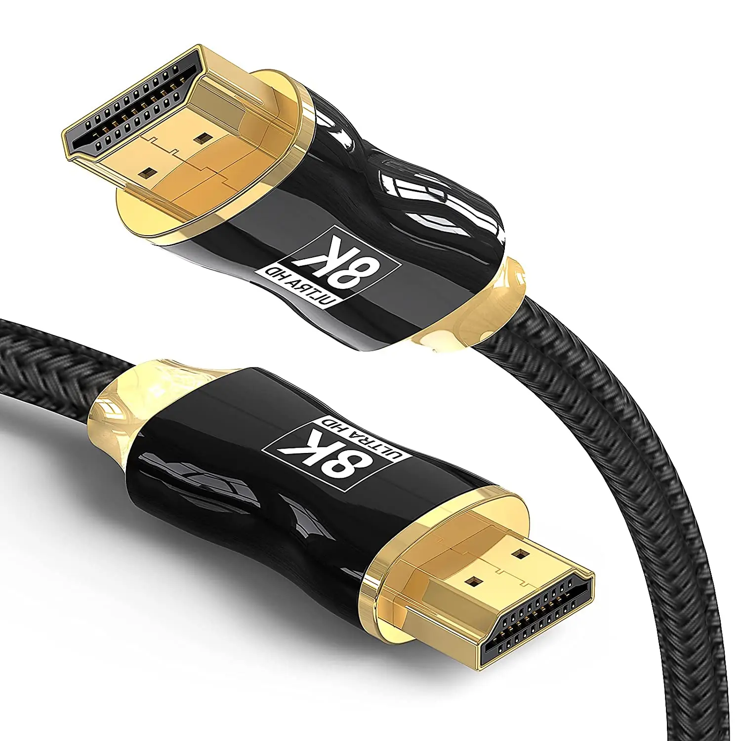 8K HDMI 2.1 Cable 6 Ft,Supports 48Gbps 8K@60Hz 4K@120Hz eARC HDCP2.2 2.3 Compatible with Apple Sony LG Samsung TV PS5 PS4