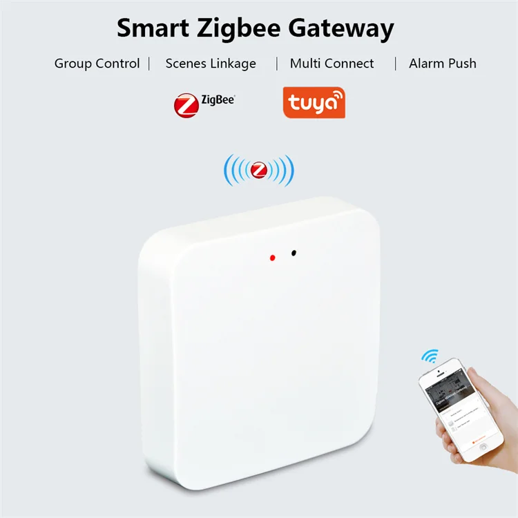 
In Stock High Quality Wifi 2.4Ghz + Zigbee 3.0 68G Smart Zigbee New Gateway 