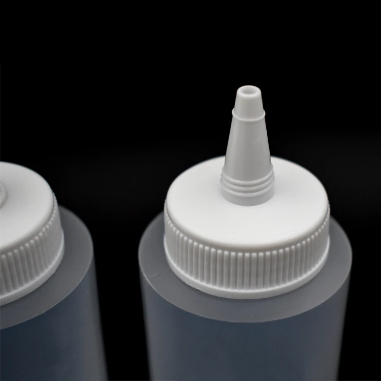 100 ml 120 ml 250 ml transparent plastic empty serum lotion applicator bottled for hair oil with twist top