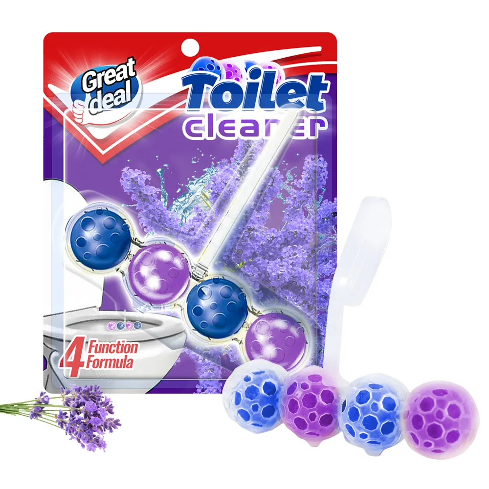 Eco-friendly Aromatic powerful remove bad odor for Bathroom hanging Toilet Cleaning Balls for Deodorizing