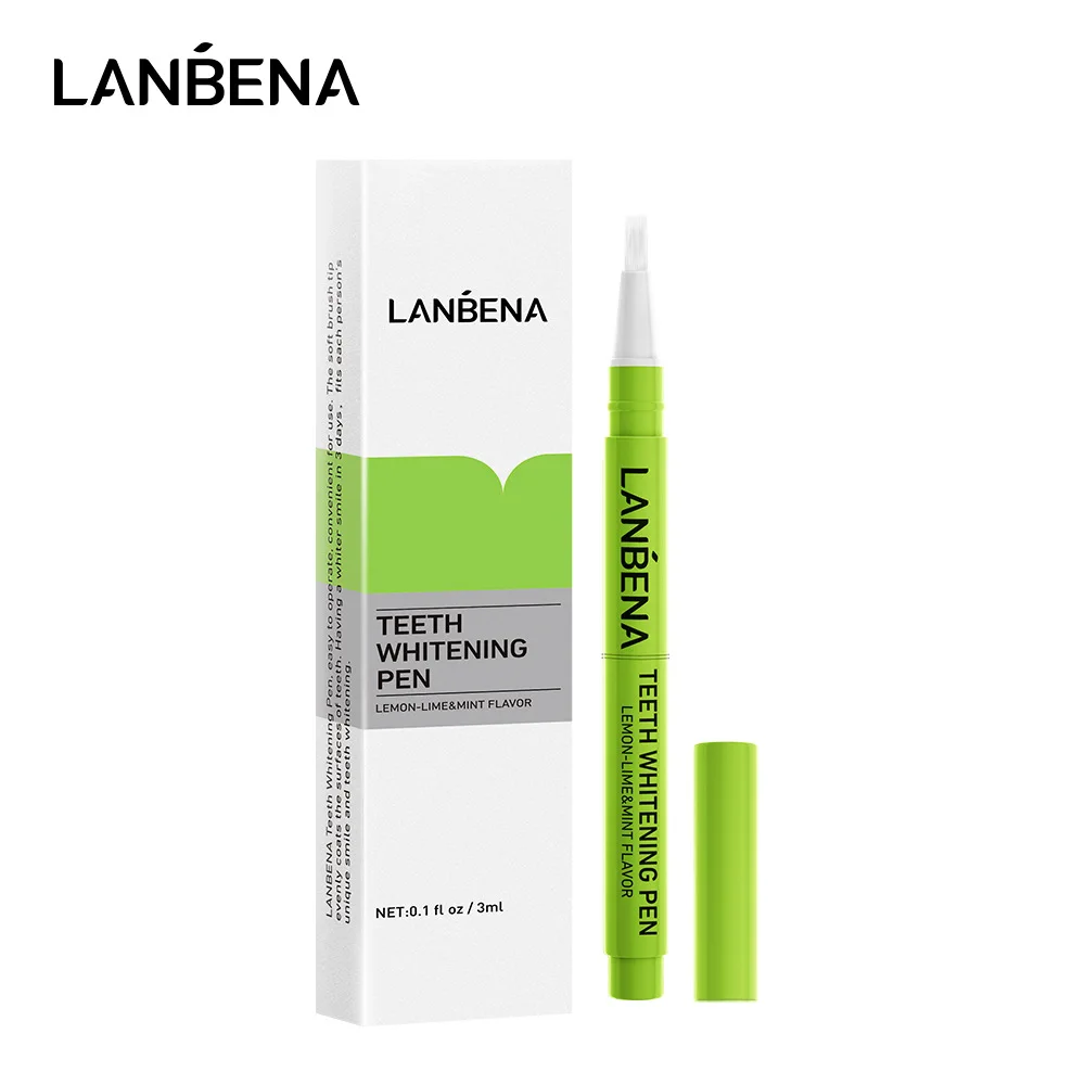 LANBENA Lime AND Mint Teeth Pen 3ml Quickly Whiten Teeth In 7 Days LANBENA OEM Factory Store