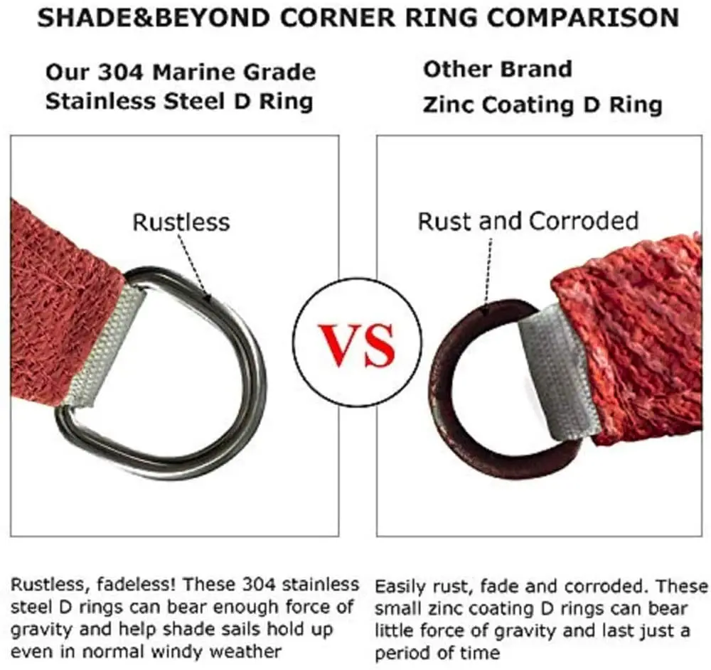 Canopy UV Block Awnings for Patio Deck Yard Backyard sun sail shade waterproof