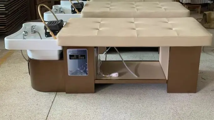 Multifunction Treatment Massage Chair Head Therapy Shampoo Bed for Barber Shop