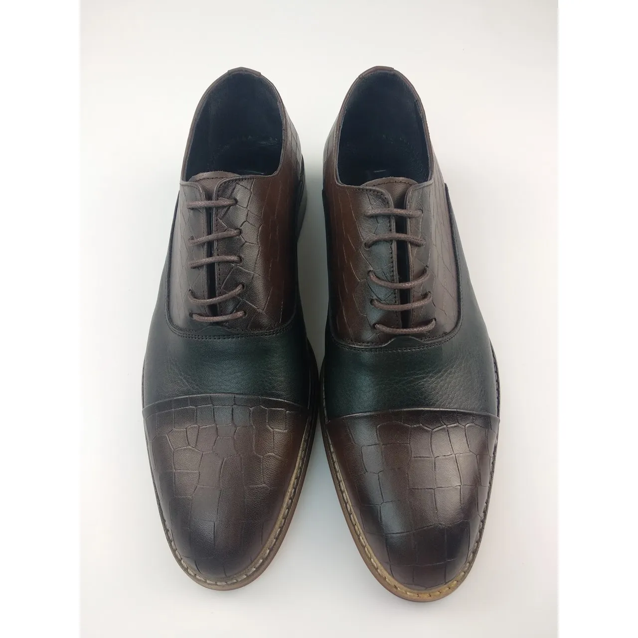 Double Colour Men Shoes Good Oualty Men Formal Best Quality Genuine Leather Turkey